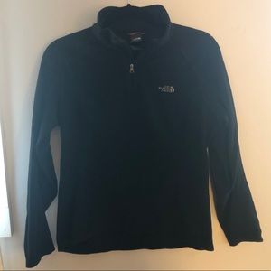 Black fleece North Face pullover sweater small